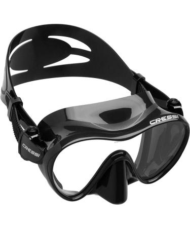 Cressi Scuba Diving Snorkeling Frameless Mask - Black - Single Lens - Buy Online on GoSupps.com