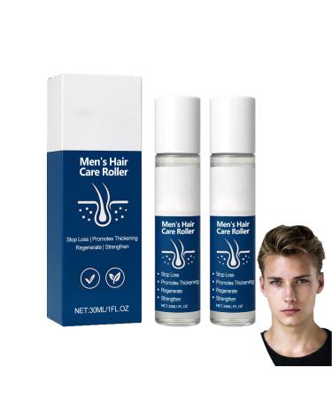S rum capillaire en rouleau S rum nourrissant pour des cheveux plus pais et plus forts r duit la chute des cheveux r pare les dommages am liore la brillance formule anti-chute (2pcs)