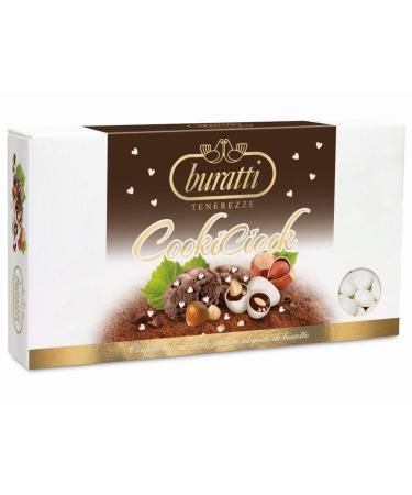 Buratti Confetti Almond Dragées Covered with Chocolate Tenderness Cook Ciock Flavor 1 Kg