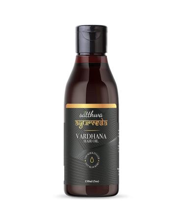 Satthwa Vardhana Hair Oil | With Pumpkin Seed Oil & Saw Palmetto as Natural DHT Blockers | Helps Control Hair Fall and Strong hair | Paraben Free  150ml (5oz)