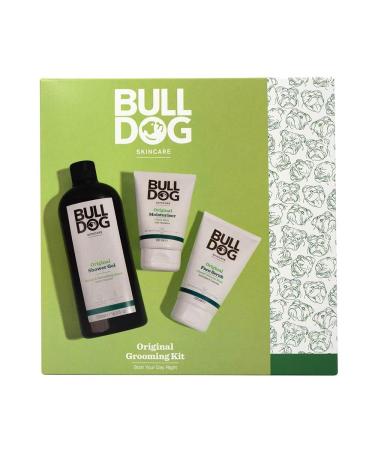 BULLDOG SKINCARE - Original Grooming Giftset for Men | Original Shower Gel Face Wash and Moisturiser Original Grooming Kit - Buy Online on GoSupps.com
