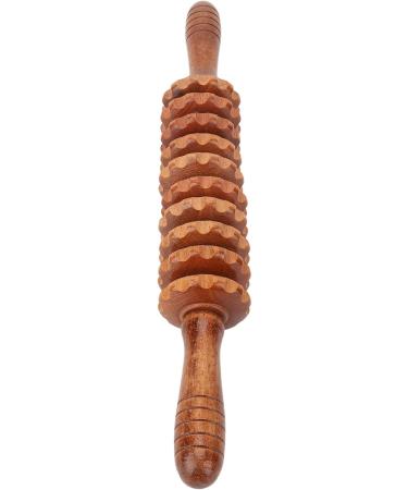 Jiawu Wooden Manual Fascia Massage Roller - Handheld Body Massager for Cellulite Relief Wound Recovery & Muscle Tension Reduction - Buy Online on GoSupps.com