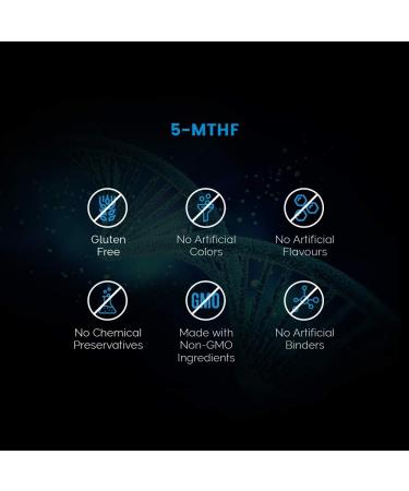 Intelligent Labs 1MG 5-MTHF Methylfolate 120 Capsules - 4 Months Supply - Buy Online on GoSupps.com