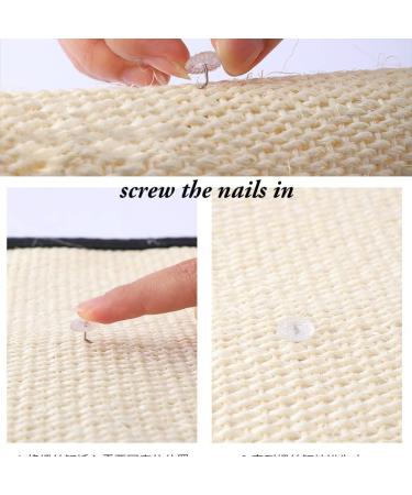 Natural Sisal Cat Scratching Mat - Heavy Duty Sofa Protector for Cats - Easy Installation - Furniture Scratch Pad - Buy Online on GoSupps.com