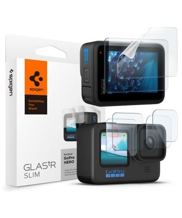 Spigen Tempered Glass Screen Protector designed for GoPro Hero 11 / GoPro Hero 10 / GoPro Hero 9 - Multi Pack