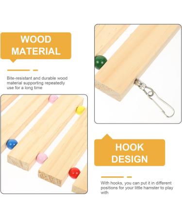 PATKAW Hamster Climbing Ladder Hamster Cage Bridge Ferret Cage Ladder Wood Chew Ladder Squirrel Climbing Ladder Guinea Pig Ramp Pet Toy Pet Cage Ladder Toy Widen Platform Climbing Wooden - Buy Online on GoSupps.com