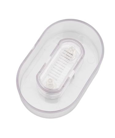 Pushtype Beard Trimmer Cleaner Easy to Operate Beard Trimmer Rinser Portable Size High Efficiency for Travel Use Transparent