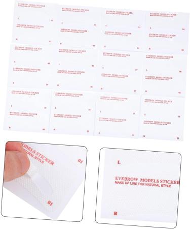 72pcs Eyebrow Stickers Eyebrow Drawing Kit Supplies Eyebrow Grooming Tool Make up Miss Eyebrow Card - Buy Online on GoSupps.com