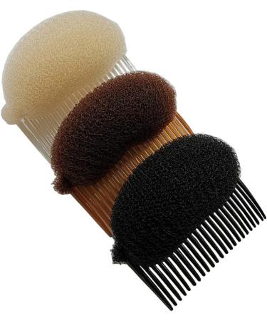 Haifly 6 Pieces Sponge Hair Former Comb - Updo Styling Accessories in Beige for Perfect Hair Raise - Buy Online on GoSupps.com