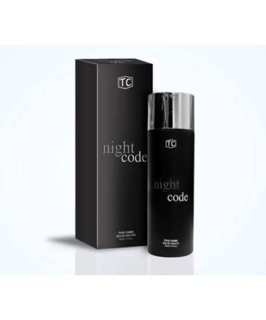 Night Code Cologne for Men Eau De Toilette (Inspired by Armani Code) 3.4oz/100ml Natural Spray Long Lasting (NIGHT CODE)