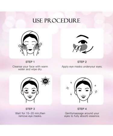 24K Gold Under Eye Patches - 60 Collagen Gel Pads for Dark Circles Puffiness & Wrinkles - Revitalize & Refresh Your Skin - Buy Online on GoSupps.com