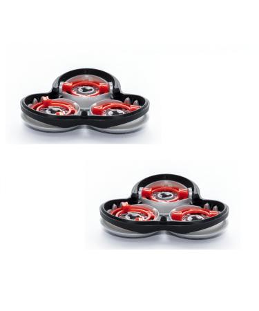 2 Pi ces SH90 Tete de Rasoir pour Philips Serie 9000 (Inclut le Support) SH90 Lame T te de Rasage de Rasoir Compatible avec Philips Series 9000 (9xxx) 8000(8xxx)