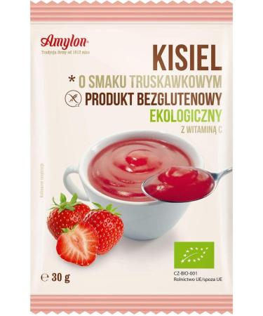 Kissel (food) STRAWBERRY GLUTEN FREE ORGANIC 30 g - AMYLON