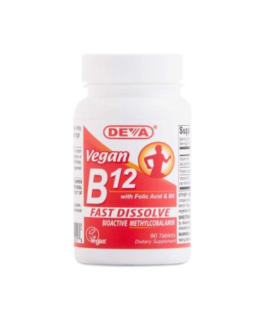 Deva Vegan Vitamins Sublingual B-12 90 Tab