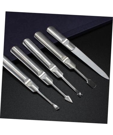 Beavorty Cuticle Pusher Nail Cleaner Trimmer Manicure Set For Removing Dead Skin Cells Medium As Shown - Buy Online on GoSupps.com