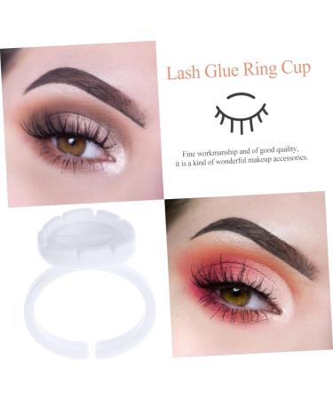 NOLITOY Anneaux Porte-Cils Lot de 100 Coupe pour Pigments Outil de Maquillage Professionnel Pratique et Facile Nettoyer - Buy Online on GoSupps.com