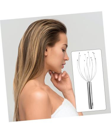 Plafope Massage Claw Tool - Scalp Massager for Head Relief | 28x7x7cm Silver - Buy Online on GoSupps.com