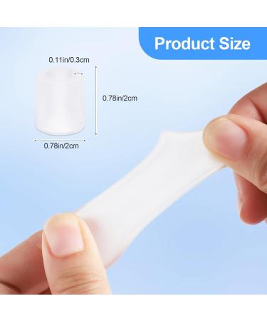 24 Pcs Silicone Toe Protectors - Gel Cushions for Blisters Corns Hammer Toes & Pain Relief - Open Pinky Toe Sleeves - Buy Online on GoSupps.com