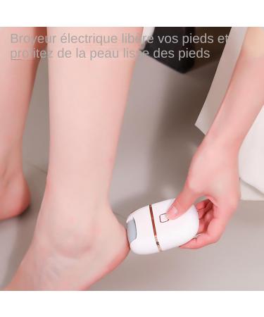 Electric Calluses Remover for Feet | Portable Electronic Foot Pedicure | Foot Care Calluses Remover For Dead Skin | Rechargeable Waterproof Foot File White. - Buy Online on GoSupps.com
