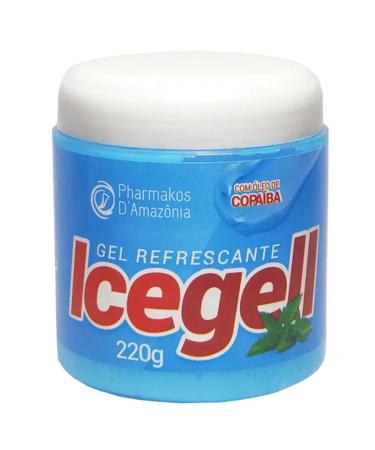Pharmakos Ice Gel Copaiba 7.7 Oz - Homeopathic Body Gel Refreshing - Product from Amazonian Forest