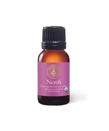 Aromatics International Premium Organic Neroli Essential Oil 18ml | 100% Pure Essential Oil for Diffusion & Aromatherapy Neroli 0.6 Fl Oz (Pack of 1)