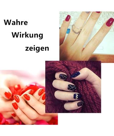 Voarge Nail Templates (200 Pieces) - Self-Adhesive Golden Stencils for Gel Nails & Nail Extensions | Ideal for Artificial Fingernail Modeling - Buy Online on GoSupps.com