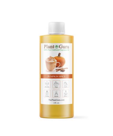Pumpkin Spice Fragrance Oil 4 fl. oz. Scented Oil for DIY Soap Making Candles Bath Bombs Potpourri Reed Diffusers Aromatherapy and More