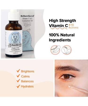 Face Oil + 10 Supercharged 100% Natural Ingredients. Preservative Free Anti-Ageing Facial Oil - Buy Online on GoSupps.com