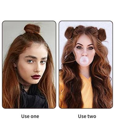 RPAEOY 2-Pack Claw Clip Hair Bun for Women - Light Brown Messy Bun & Ponytail Scrunchy | Synthetic Hair Donut Clip - Buy Online on GoSupps.com