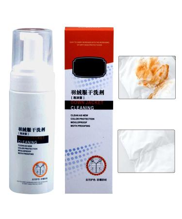 Dry Cleaning Spray Wash-Free Dry Cleaning - Down Wear Detergent Cleaner Spray Laundry Detergent for Down Jackets Couches Gym Bags Purble