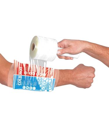 Mueller EZ-Wrap Plastic Film w/Handle - Each (4 in X 1000 ft roll)