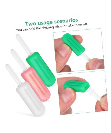Anneome 6pcs Popsicle Shape Silicone Aligner Chewies Chew Sticks for Braces Handle Braces Chewies for - Buy Online on GoSupps.com