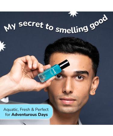 Moody Premium Aquatic Breeze Perfume for Men | Eau De Parfum | Long Lasting Scent Upto 8 Hours | Luxurious EDP Fragrance with 20% Perfume Oil 100ml - Buy Online on GoSupps.com