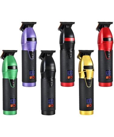 High-Power Hair Clippers for Men - Purple Black Electric Body Hair Trimmer - Buy Online on GoSupps.com