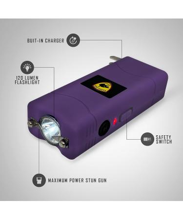 Guard Dog Pepper Spray Stun Gun Combo Pack - Self Defense Keychain Set, Personal Safety Devices for Women, Home Defense & Self Defense Kit Purple - Buy Online on GoSupps.com