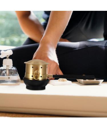 Buy Partykindom 1 Set Smoke-Free Moxibusion Box - Gold Soundbar Holder & Massage Device | International Shipping Available - Buy Online on GoSupps.com