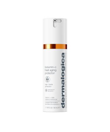 Dermalogica Biolumin-C Heat Aging Protector SPF 50 Daily Face Moisturizer with Sunscreen - Defend Signs of Skin Aging 1.7 fl oz