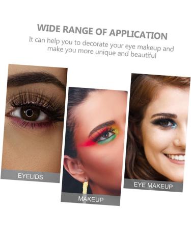 Balacoo 8 Pairs Glitter Eyeliner Women Eyeliner Decals Eye Line Strips Miss Chic Fake Eyelashes 1 count (Pack of 1) As Shown - Buy Online on GoSupps.com