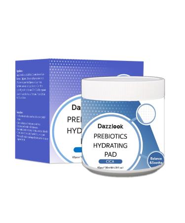 Dazzlook Moisturizing Toner Pads for Face Moisturizing Nourishing Blemish Care 65 Sheets 130ml