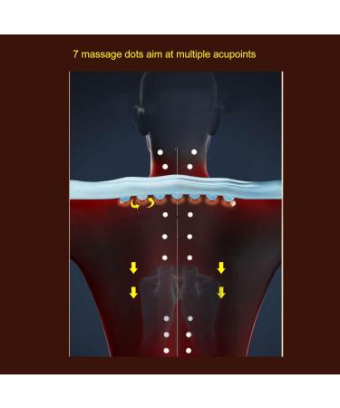 Wooden Gua Sha Massager with 7 Massage Beads - Oak Scraping Tool for Neck & Back Relief | Relaxation & Wellness - Buy Online on GoSupps.com