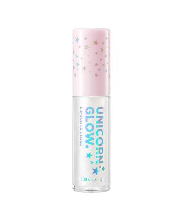 UNICORN GLOW Luminous Lip Gloss - Diamond 0.18 oz. Moisturizing & Hydrating Shimmery Finish - Buy Online on GoSupps.com