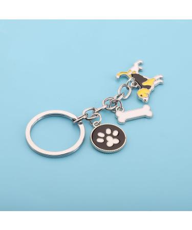 Ensianth Dog Keychain Gifts | Perfect Puppy & Dog Paw Print Keyring for Dog Lovers | Ideal Gift for Dog Owners Moms & Dads - Buy Online on GoSupps.com