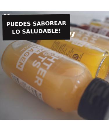 Fighter Shots Vitality Mixed Pack (12x60ml)| Ginger/Ginger Turmeric/Ginger Collagen/Ginger Manuka | 100% Natural | Perfect Morning/Post Workout Pick Me Up | No Preservatives | Fresh Ginger Shots - Buy Online on GoSupps.com