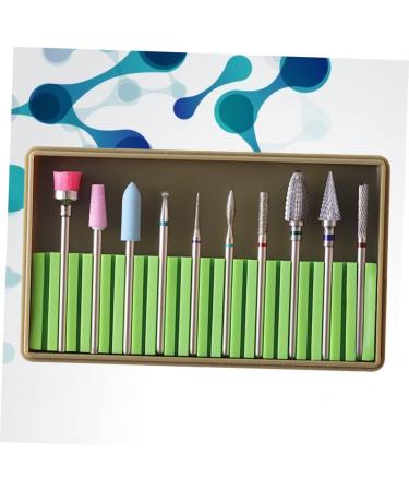 Healeved 2 Sets Nail Tool Nail Tools for Nail Art Nail File Bits Polish Remover Nail Grinding Polisher Nail Art Tools Manicure Bits Ceramics Grinding Head - Buy Online on GoSupps.com