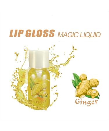 Magic Lip Oil Color Changing Lip Oil Tinted with Ginger Lipstick Long Lasting Lip Gloss Set for Hydration Soothing and Softening Zcsxk - Buy Online on GoSupps.com