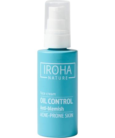 Sensalia Labs Iroha Nature Oil Control Cream with Salicylic Acid Zinc PCA and Niacinamid Face Cream with AcneTrend reduces pimples and moisture 94 Natural Ingredients Oil Control Cream - Buy Online on GoSupps.com
