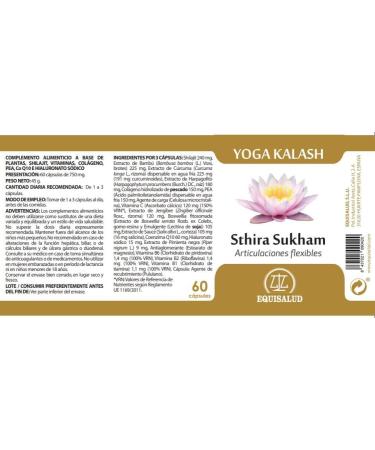  EQUISALUD Yoga Kalash Sthira-Sukham Equisalud 60 capsules - Buy Online on GoSupps.com