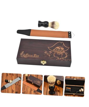 Buy Minkissy Razor Plane Case Set - Wood String Leather Brush & Travel Storage for Classic Grooming - International Shipping Available - Buy Online on GoSupps.com