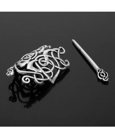 Lurrose 2pcs Vintage Celtic Hairpins - Alloy Hair Stick Clips & Viking Hair Accessories for Women & Girls | International Shipping Available - Buy Online on GoSupps.com