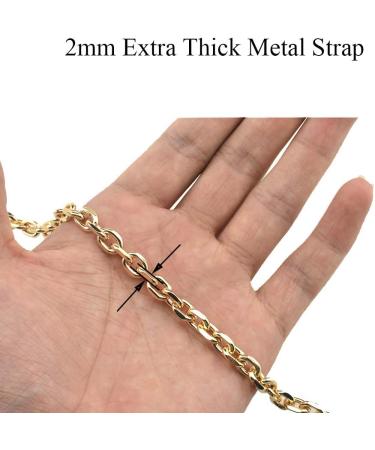 HAHIYO Mini Pochette Purse Chain Strap Thin Wide 6mm for LV Length 43.3 inches Thick 2mm Shiny Gold for Shoulder Cross Body Sling Handbag Wallet Clutch Comfortable Flat Metal Strap 1 Pack Gold 43.3 Inches Length - Buy Online on GoSupps.com